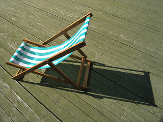 Image showing Deckchair