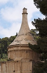 Image showing Conical roof of the Tomb of Absalom in Jerusalem