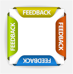 Image showing Feedback stickers