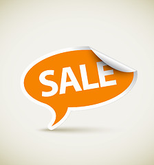 Image showing Sale speech bubble as sticker