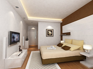 Image showing rendering bedroom