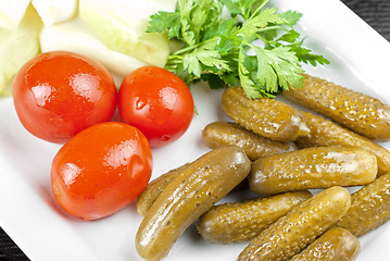 Image showing pickled vegetables