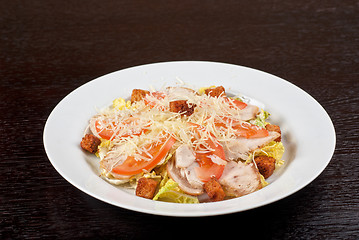 Image showing smoked salmon filet salad