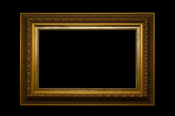 Image showing Picture gold frame