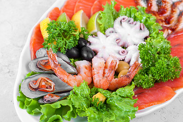 Image showing Seafood salad