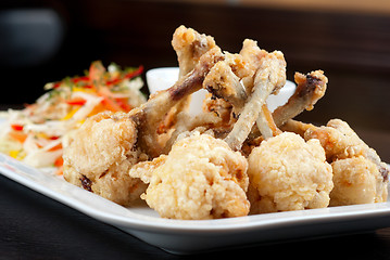 Image showing Fried chicken wings