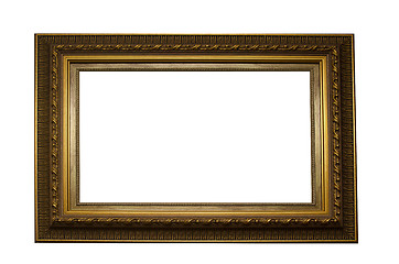 Image showing Picture gold frame