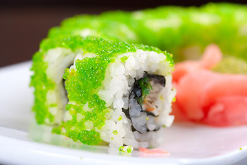 Image showing sushi rolls