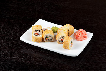 Image showing sushi rolls