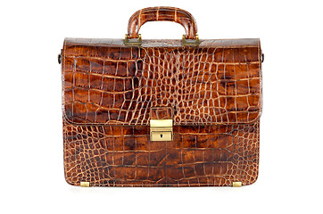 Image showing brown expensive briefcase