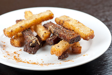 Image showing Rusk with garlic