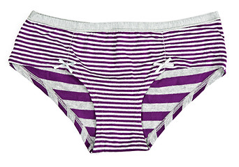 Image showing purple striped pants