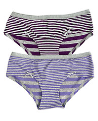 Image showing purple striped pants