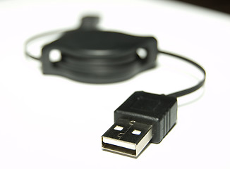 Image showing Black USB