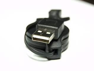 Image showing Black USB