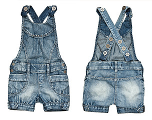 Image showing children's denim shorts