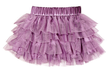 Image showing delicate purple skirt