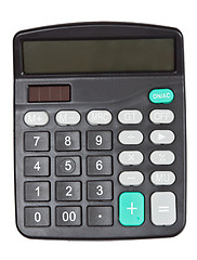 Image showing Black calculator