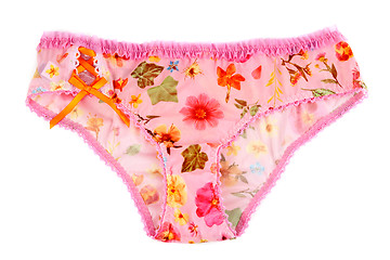 Image showing colored women's lace panties