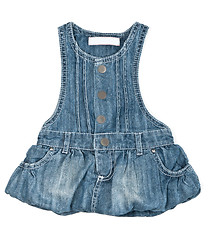 Image showing baby blue denim dress