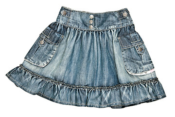 Image showing Women's denim skirt