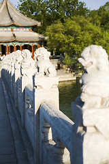 Image showing Seventeen Arch Bridge, Summer Palace, Beijing