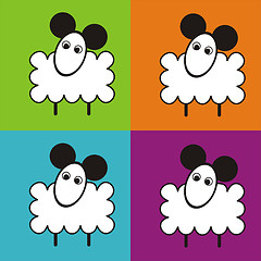 Image showing Cartoon Sheep