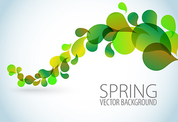 Image showing Spring Abstract floral background