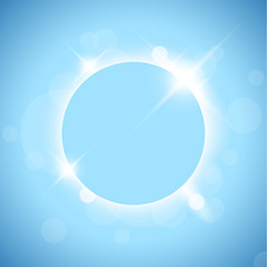 Image showing Abstract background - sun eclipse