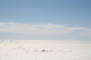 Image showing Blue sky, white clouds