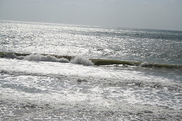 Image showing Mediterranean with waves