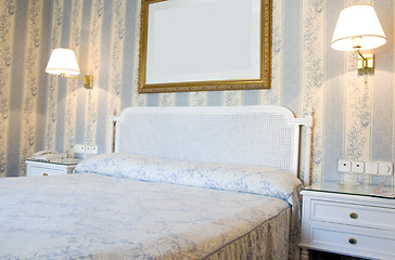 Image showing four star hotel room interior  Madrid Spain