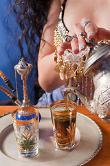 Image showing Arabic tea