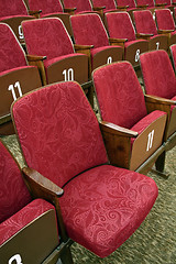 Image showing cinema seats