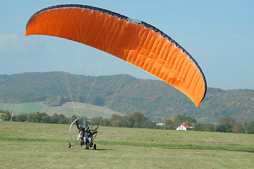 Image showing paragliding