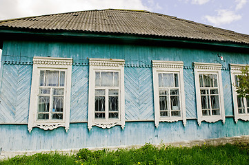 Image showing Russian wooden house