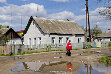 Image showing Old Russian village