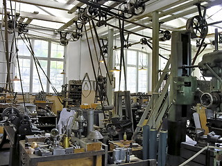 Image showing Old manufacturing industrial