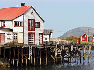 Image showing Old ruined nordic house