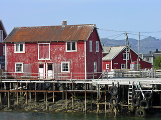 Image showing Old ruined nordic house