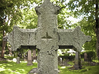 Image showing Stone cross