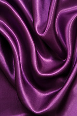 Image showing Smooth elegant lilac silk as background 