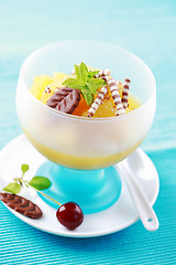 Image showing Pineapple dessert