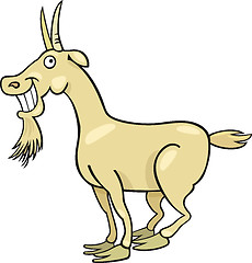 Image showing cartoon goat