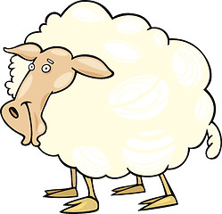 Image showing Cartoon sheep