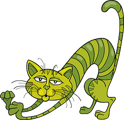 Image showing Green Cat