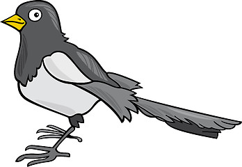 Image showing cartoon Magpie