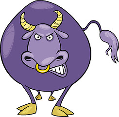 Image showing cartoon bull