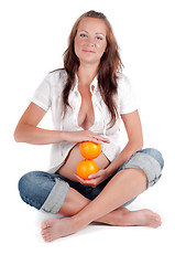 Image showing Beautiful pregnant woman