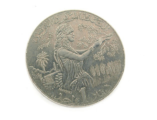 Image showing One Tunis dinar